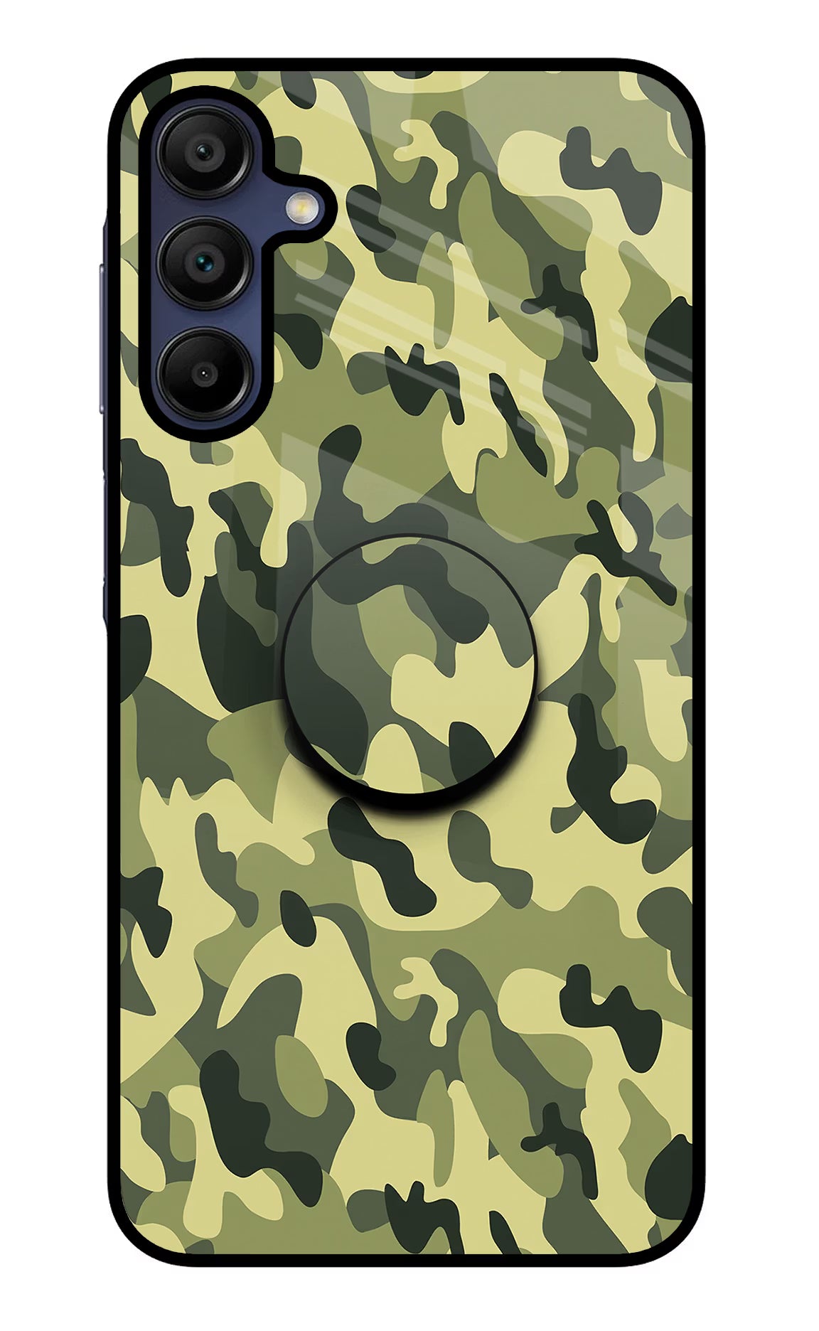 Camouflage Samsung A15 5G Pop Case by Casekaro