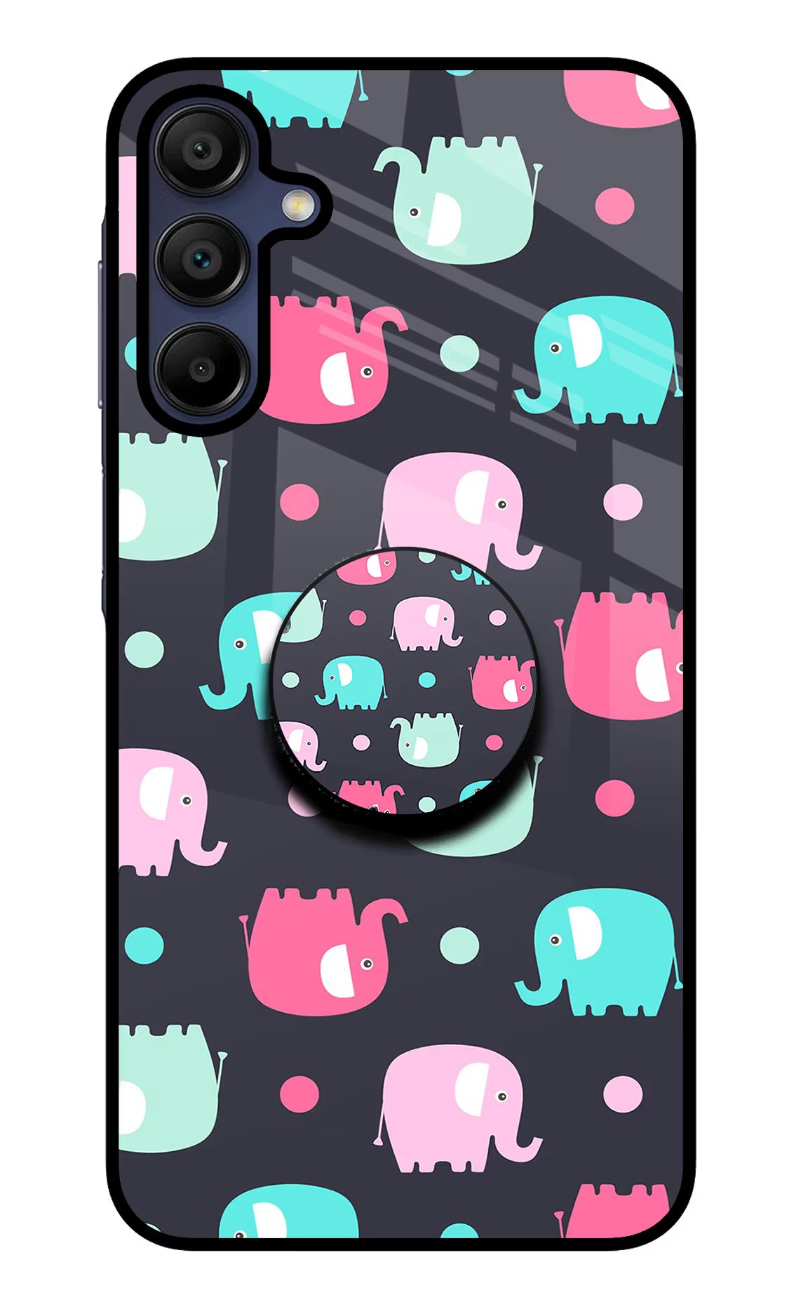 Baby Elephants Samsung A15 5G Pop Case by Casekaro