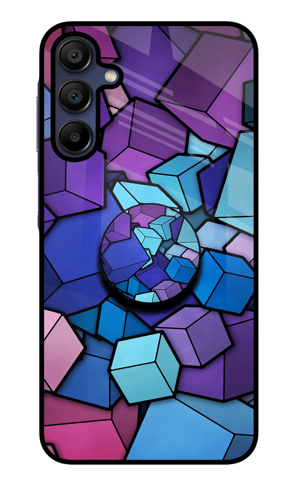 Cubic Abstract Samsung A15 5G Pop Case by Casekaro