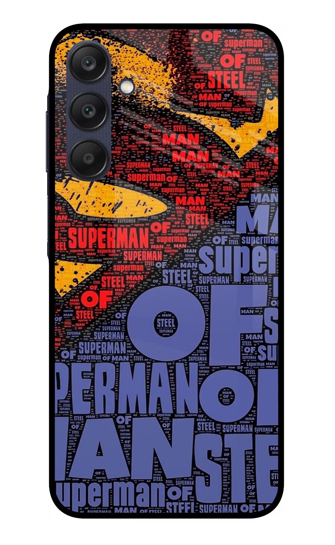 Superman Samsung A25 5G Glass Case Back Cover by Casekaro