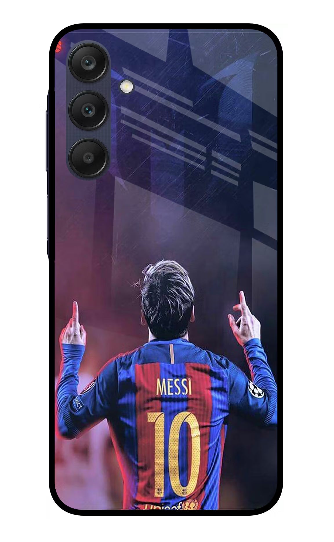 Messi Samsung A25 5G Glass Case Back Cover by Casekaro