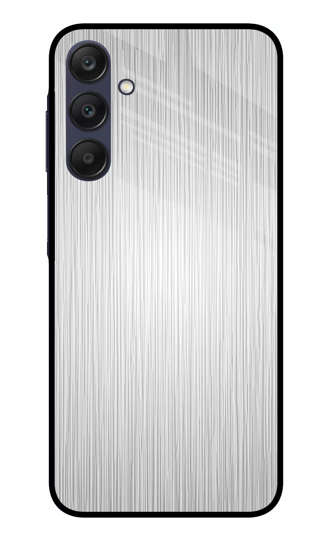 Wooden Grey Texture Samsung A25 5G Glass Case Back Cover by Casekaro