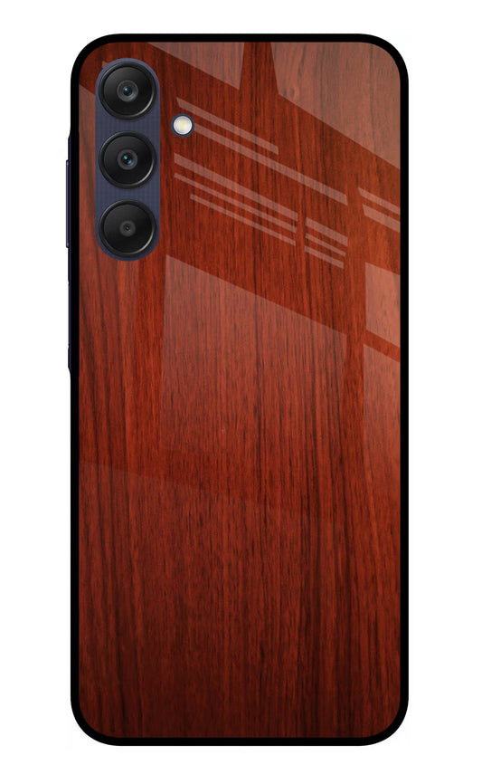 Wooden Plain Pattern Samsung A25 5G Glass Case