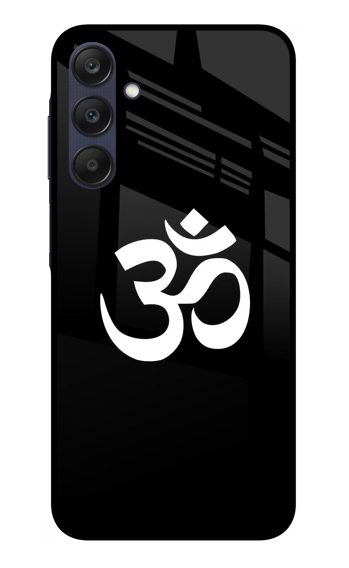 Om Samsung A25 5G Glass Case Back Cover by Casekaro