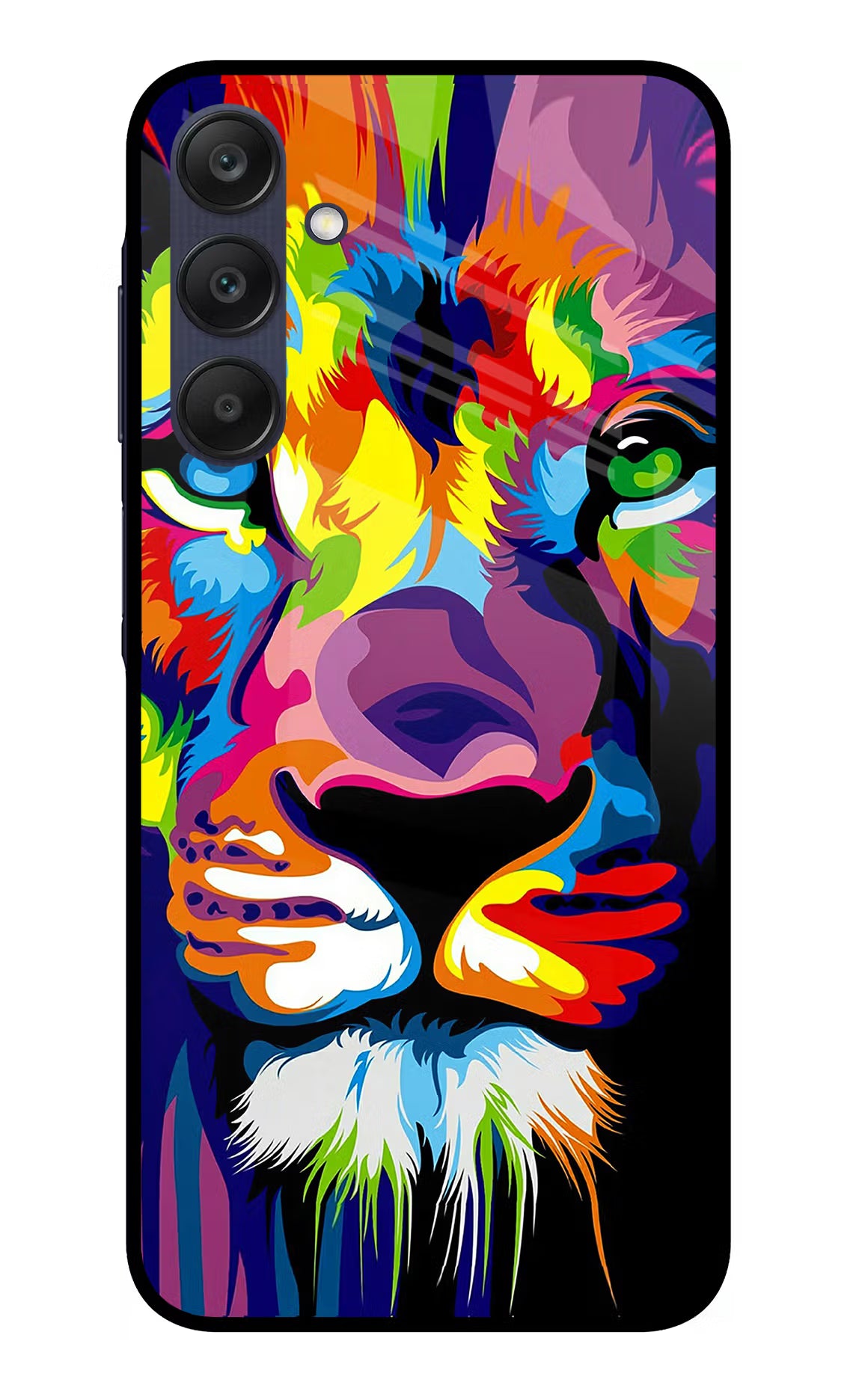 Lion Samsung A25 5G Glass Case