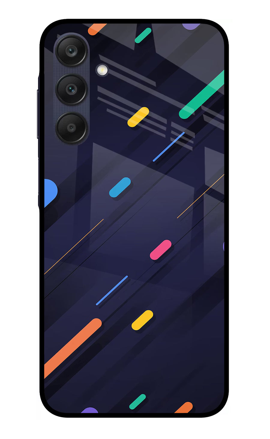 Abstract Design Samsung A25 5G Back Cover, Glass case