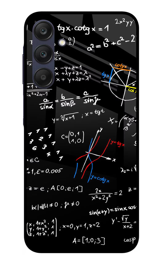 Mathematics Formula Samsung A25 5G Glass Case