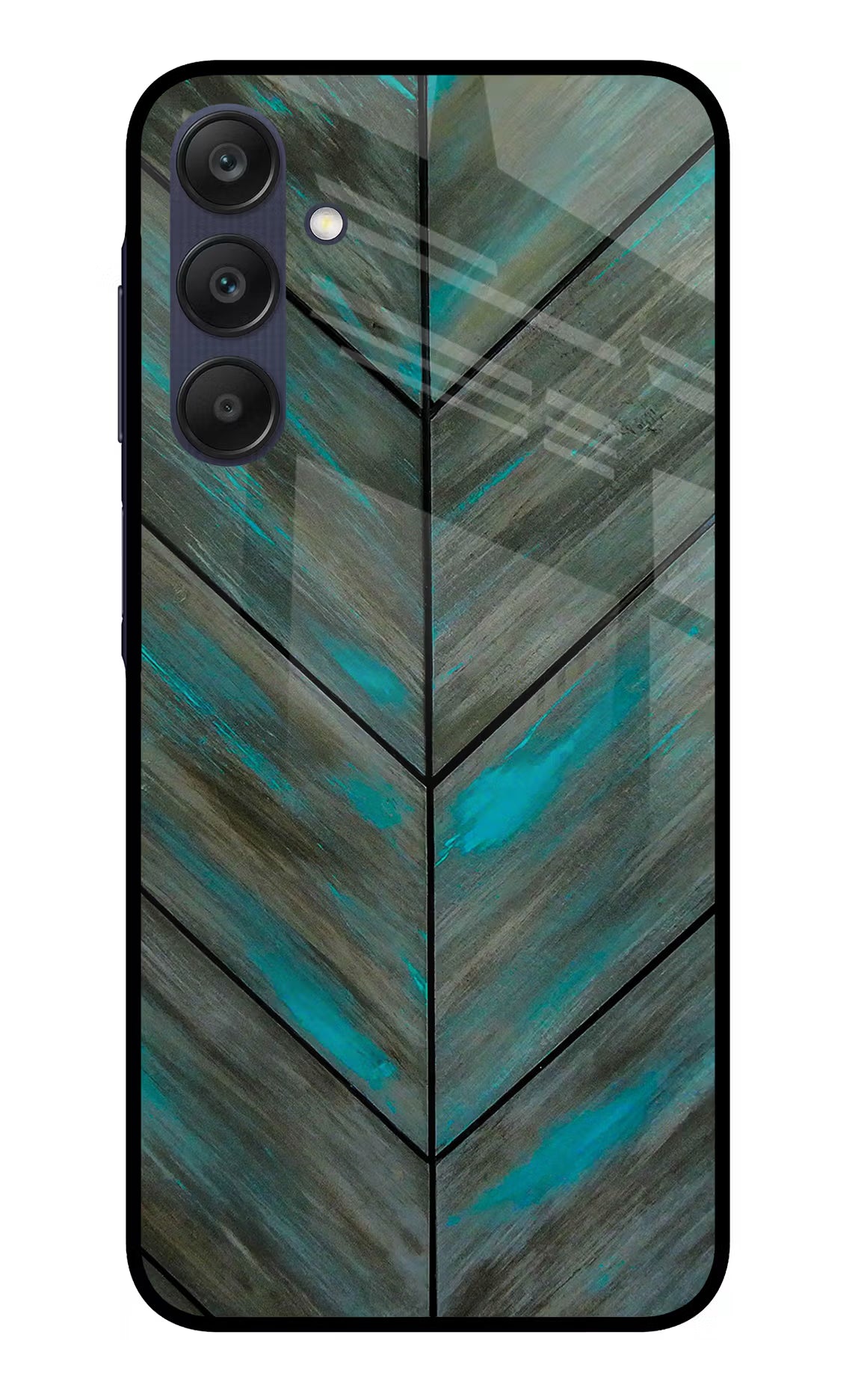 Pattern Samsung A25 5G Glass Case Back Cover by Casekaro