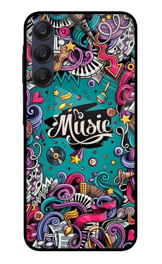 Music Graffiti Samsung A25 5G Glass Case