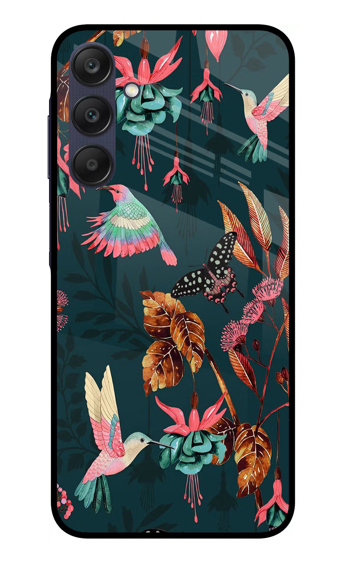 Birds Samsung A25 5G Glass Case Back Cover by Casekaro