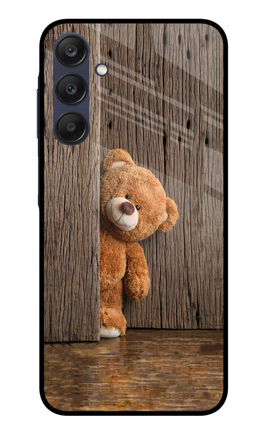 Teddy Wooden Samsung A25 5G Glass Case