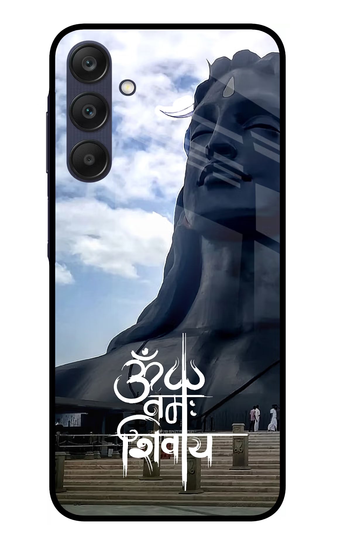 Om Namah Shivay Samsung A25 5G Glass Case
