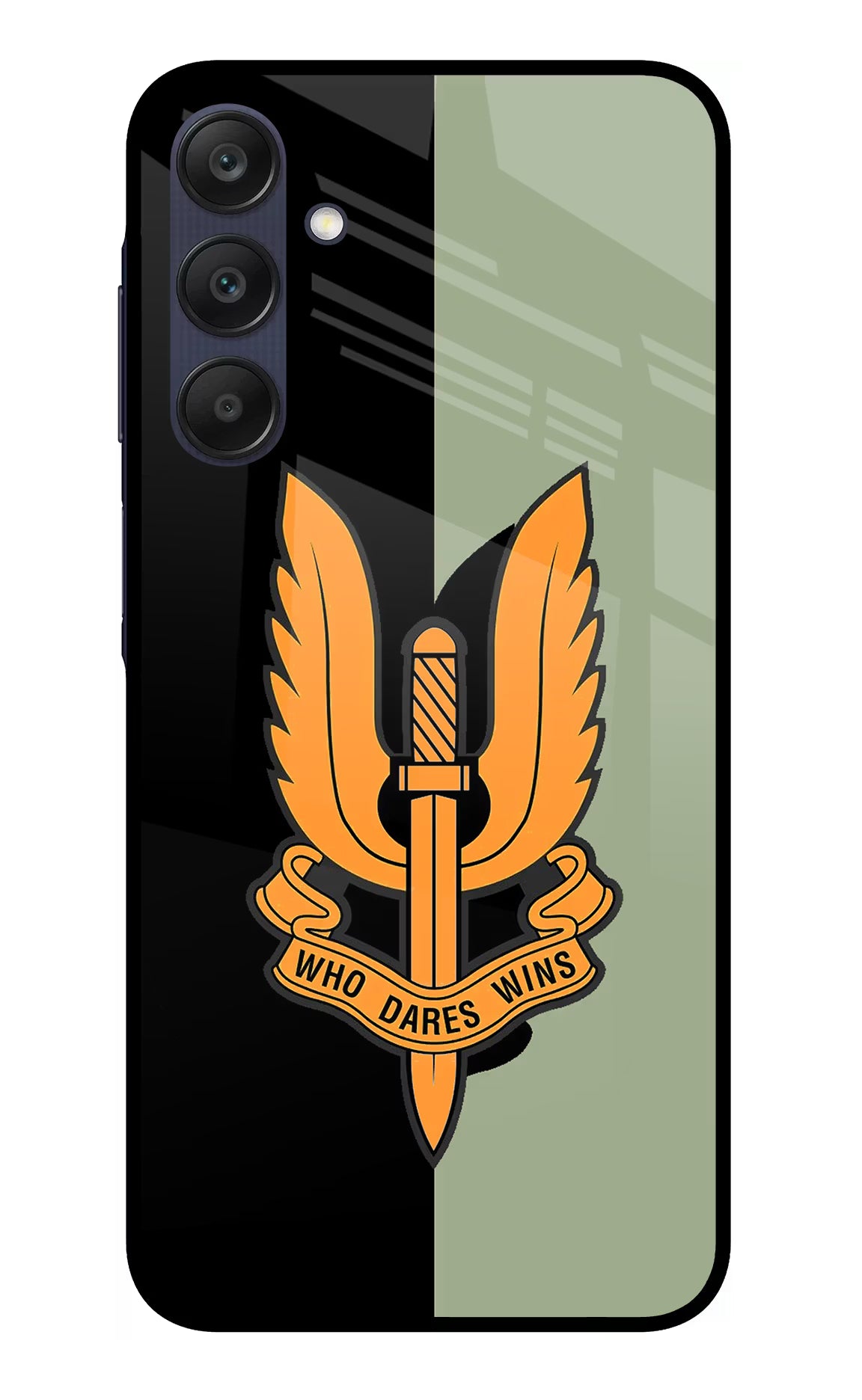 Balidan Logo Samsung A25 5G Glass Case Back Cover by Casekaro