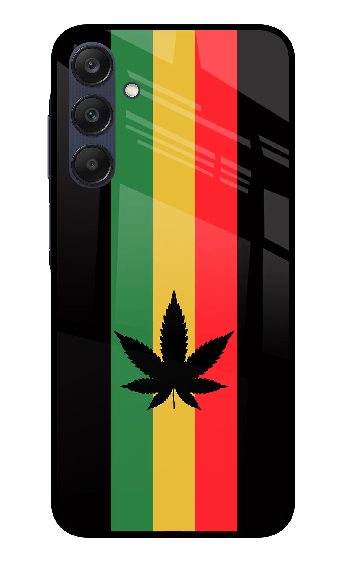 Weed Flag Samsung A25 5G Glass Case