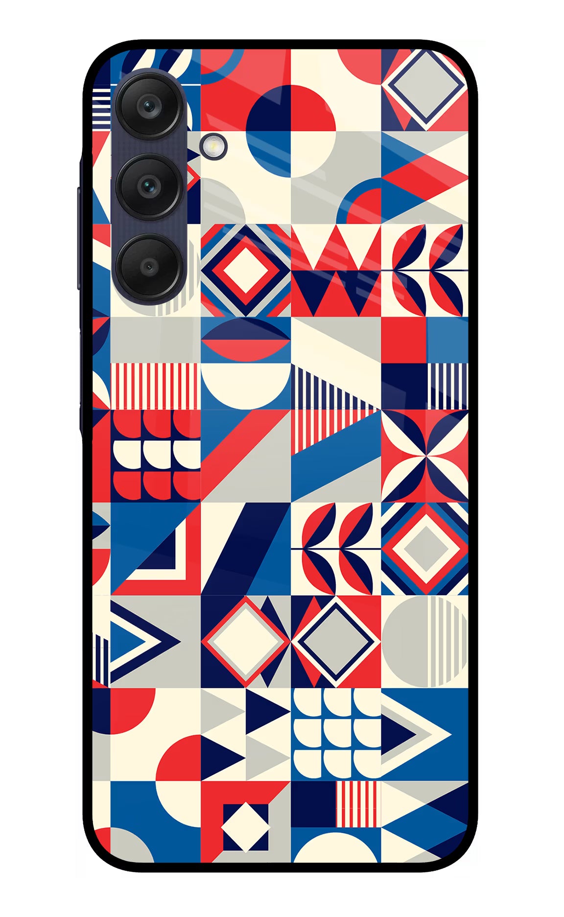 Colorful Pattern Samsung A25 5G Glass Case