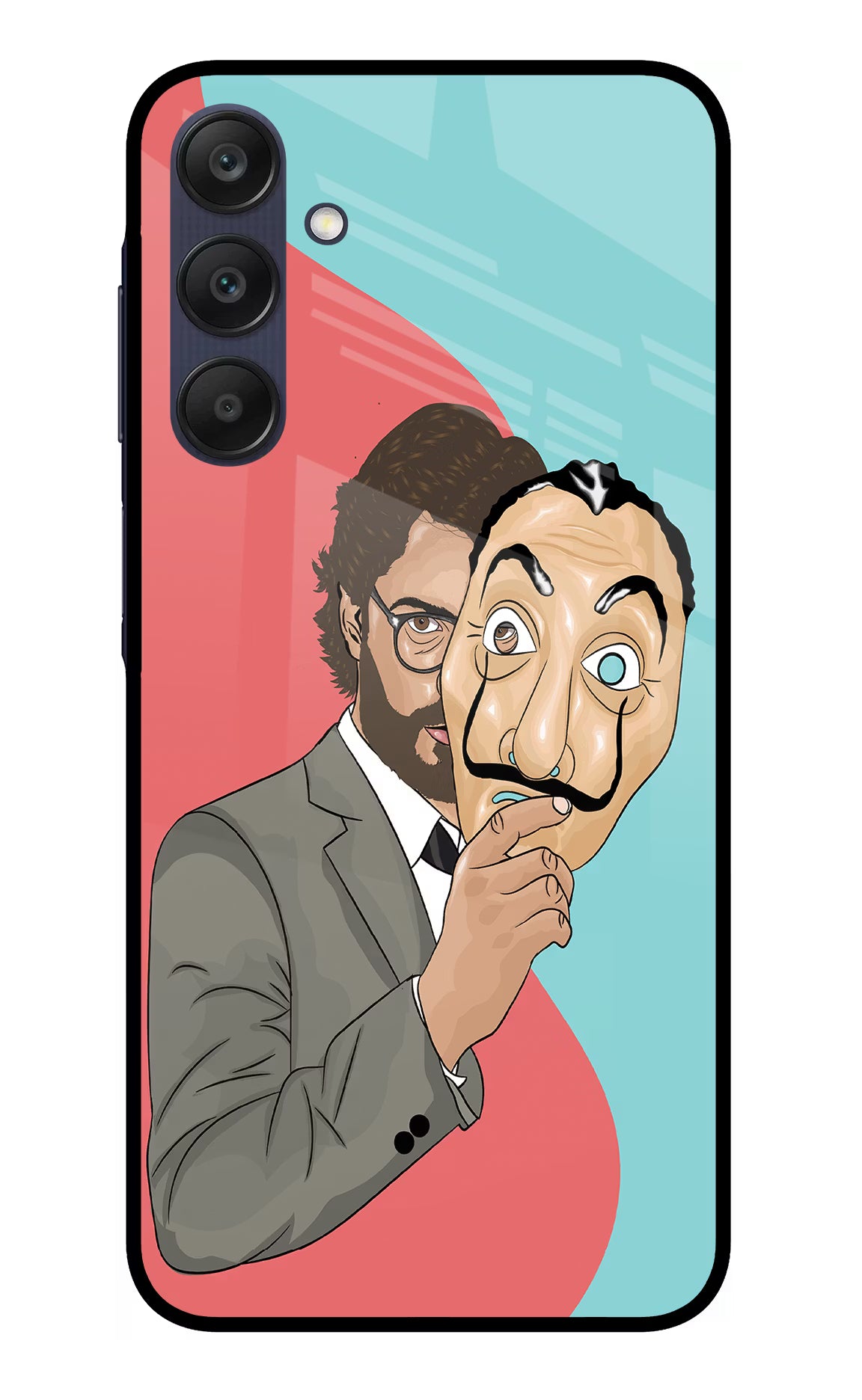 Professor Samsung A25 5G Glass Case Back Cover by Casekaro