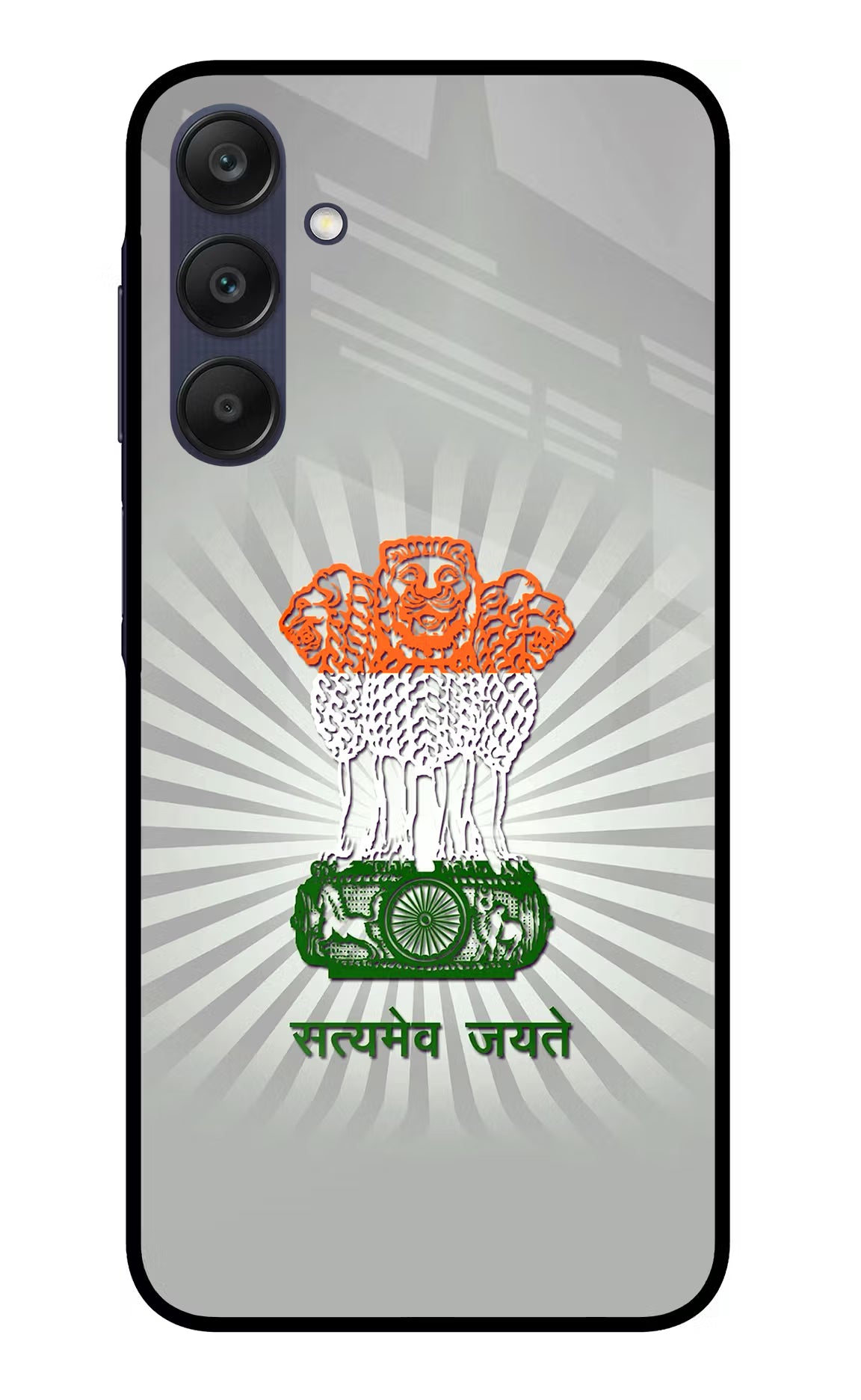Satyamev Jayate Art Samsung A25 5G Glass Case