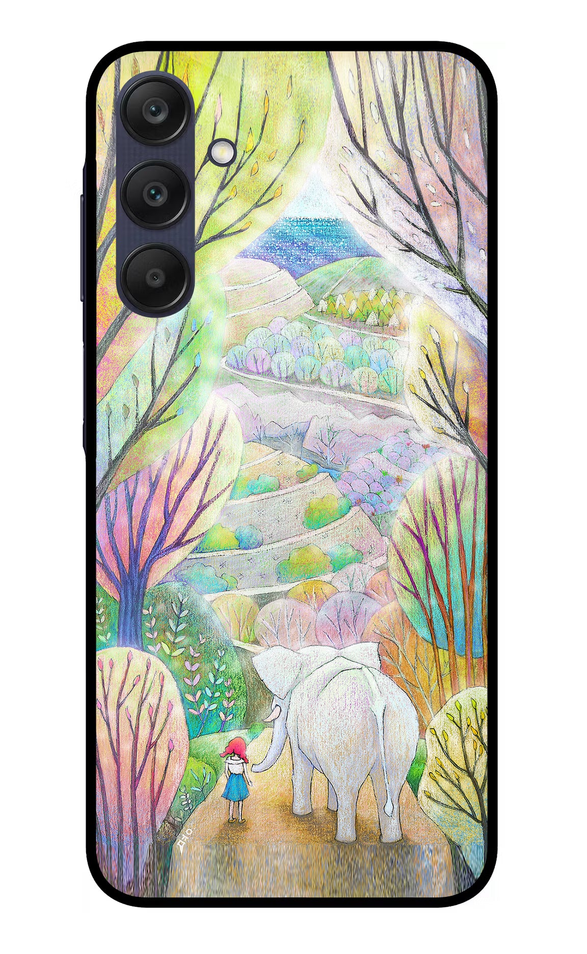 Nature Painting Samsung A25 5G Glass Case
