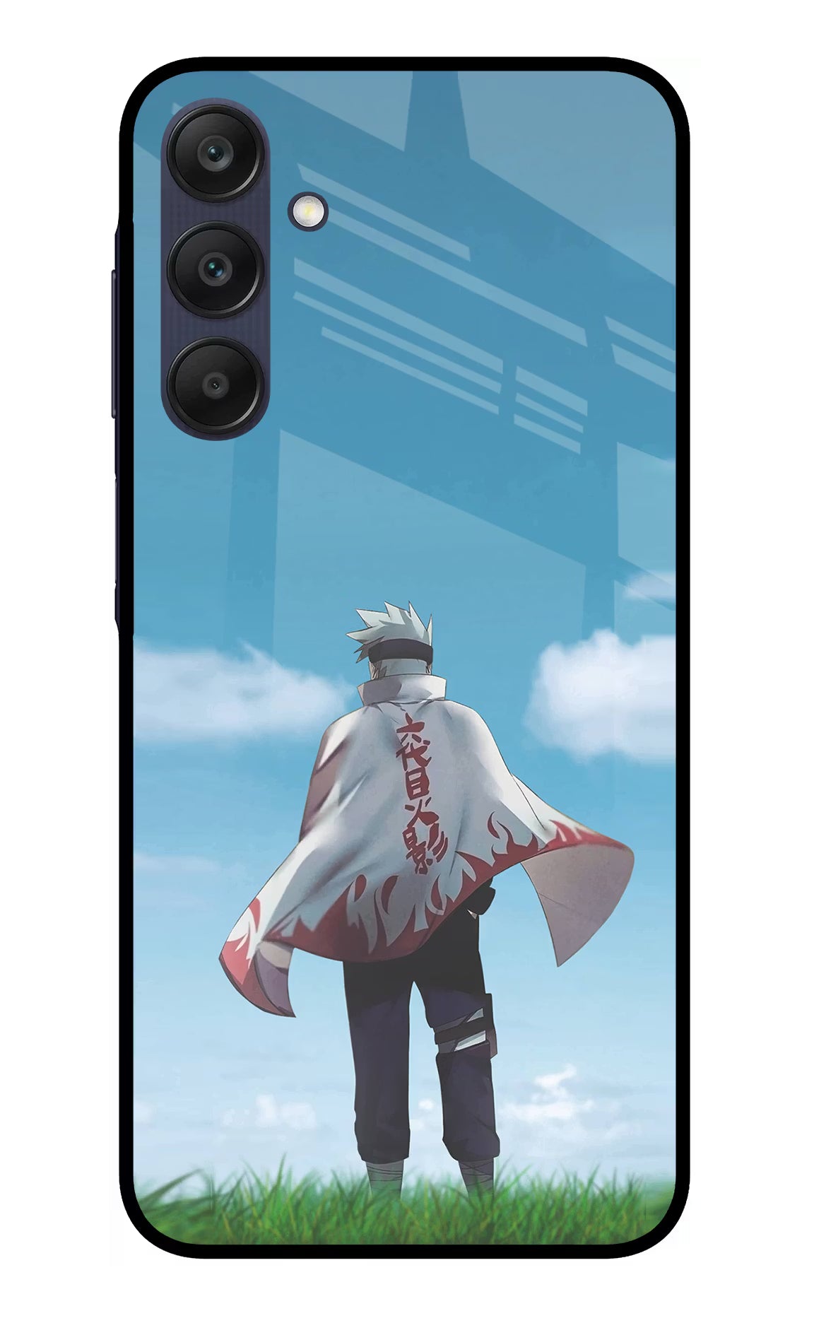 Kakashi Samsung A25 5G Glass Case Back Cover by Casekaro
