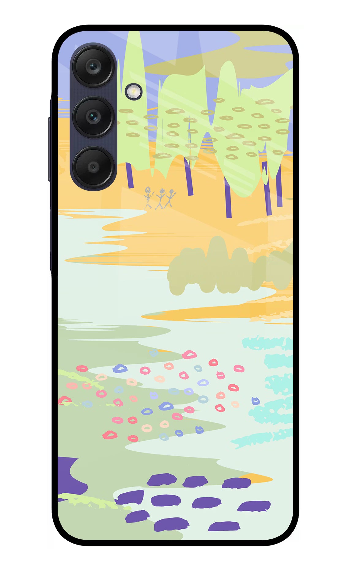 Scenery Samsung A25 5G Glass Case Back Cover by Casekaro