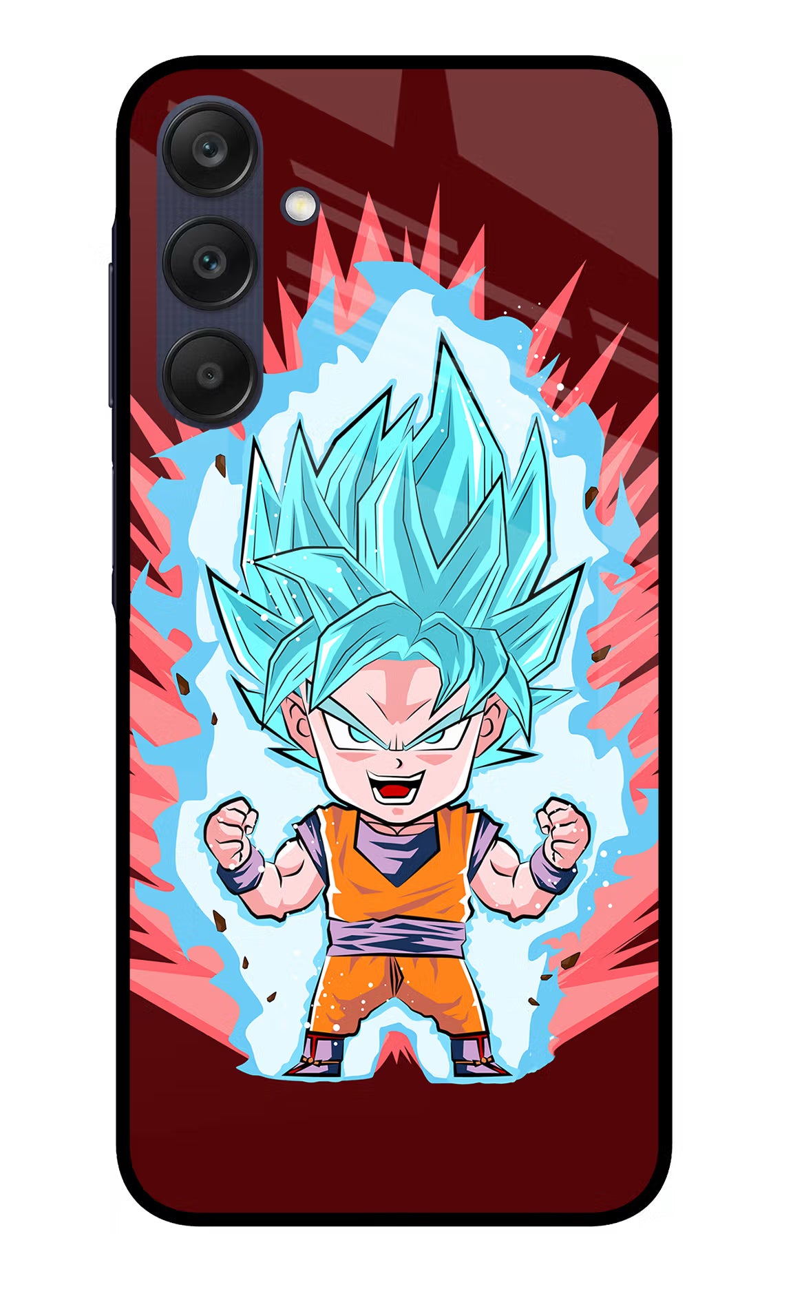 Goku Little Samsung A25 5G Glass Case