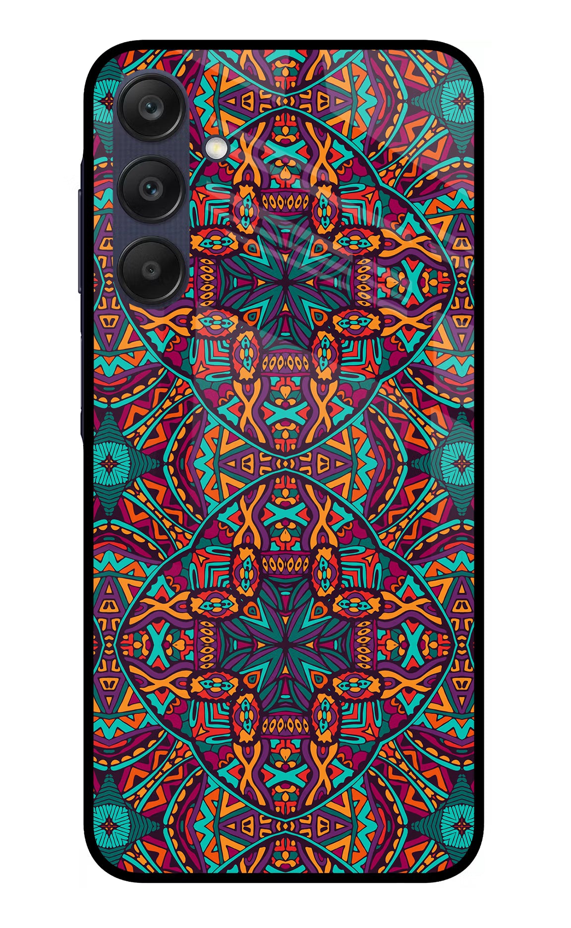 Colour Mandala Samsung A25 5G Glass Case