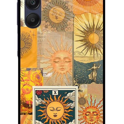 Sun Samsung A25 5G Glass Case Back Cover by Casekaro