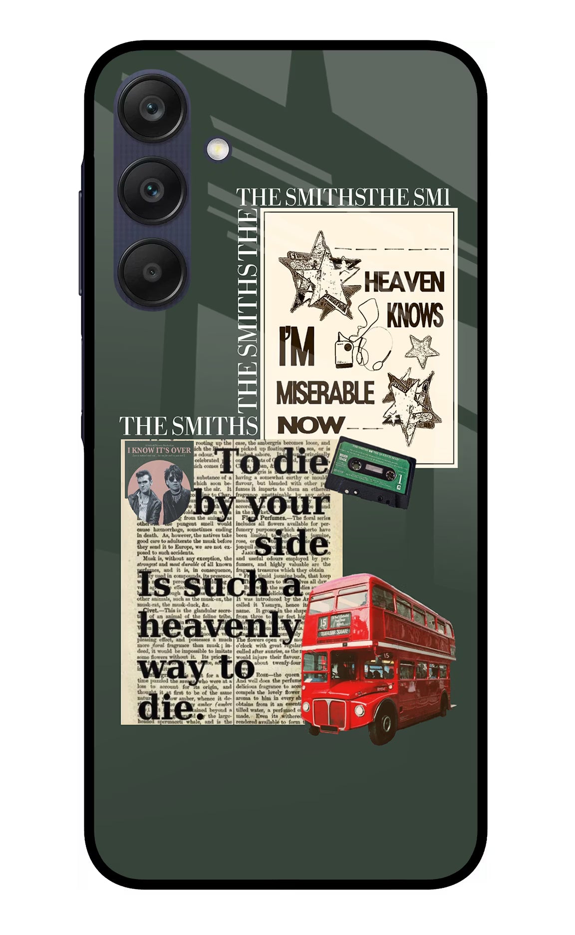 The Smiths Samsung A25 5G Glass Case Back Cover by Casekaro