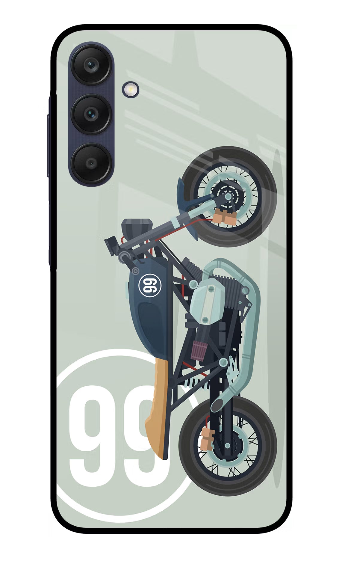 Classic Cafe Racer 99 Samsung A25 5G Glass Case