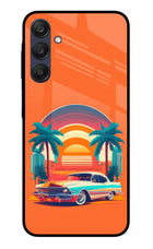 Palm Drive 80s Samsung A25 5G Glass Case