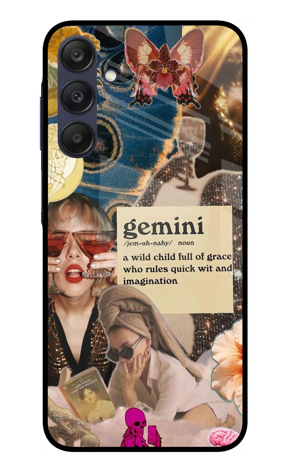 Gemini Zodiac Samsung A25 5G Glass Case