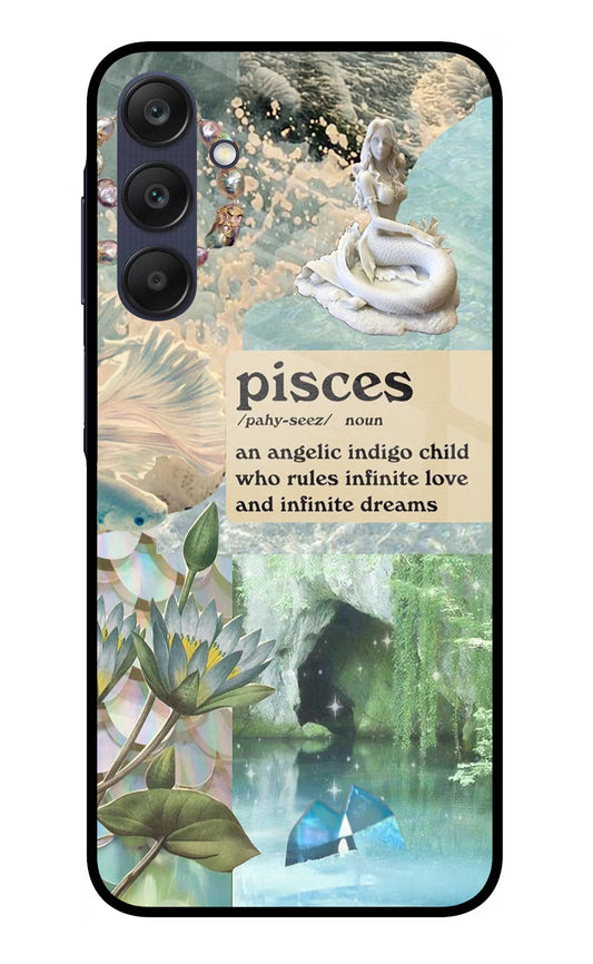 Pisces Zodiac Samsung A25 5G Glass Case