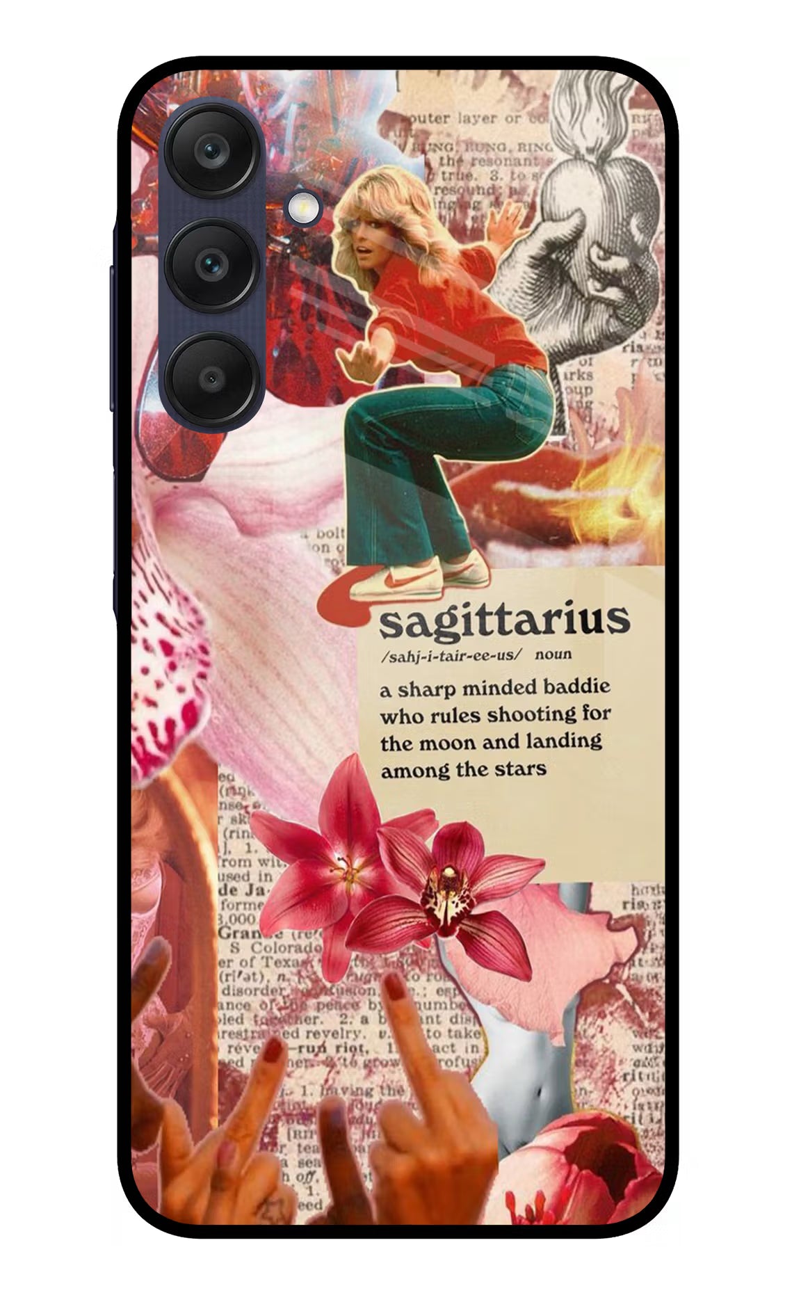 Sagittarius Zodiac Samsung A25 5G Glass Case