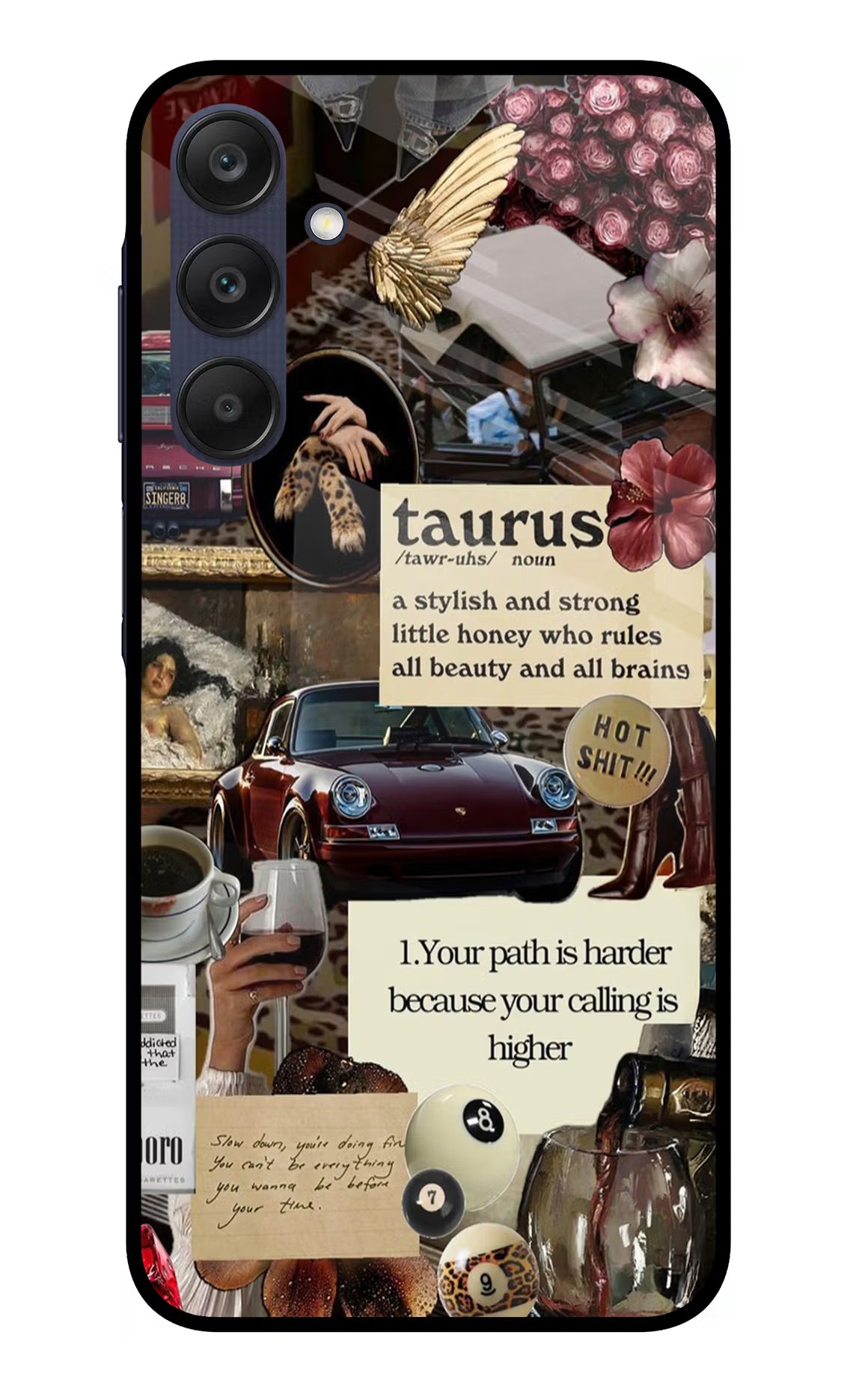 Taurus Zodiac Samsung A25 5G Glass Case