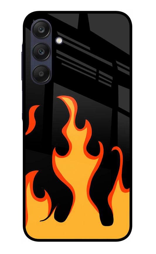 Fired Up – Black Samsung A25 5G Glass Case