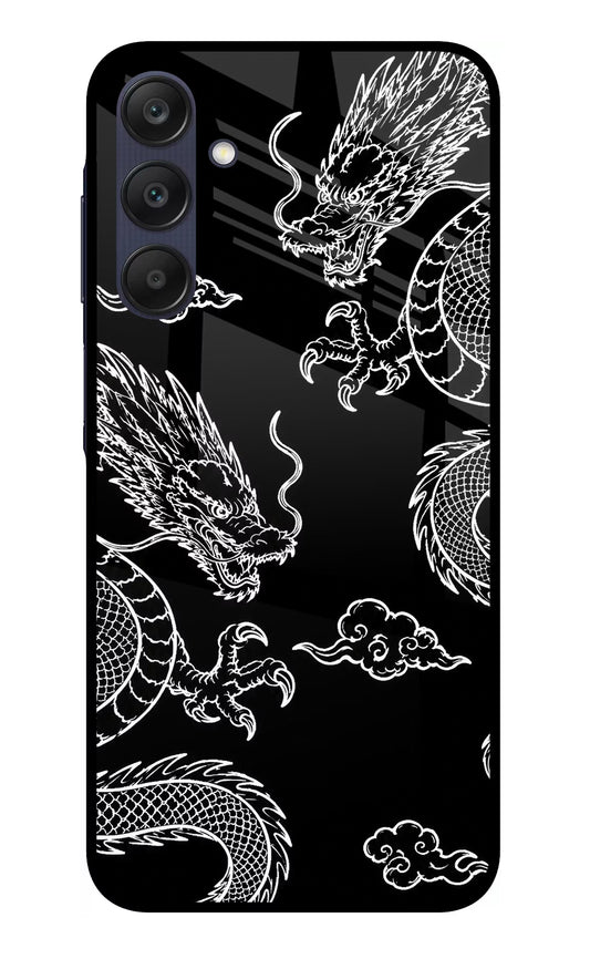 Twin Dragons Samsung A25 5G Glass Case