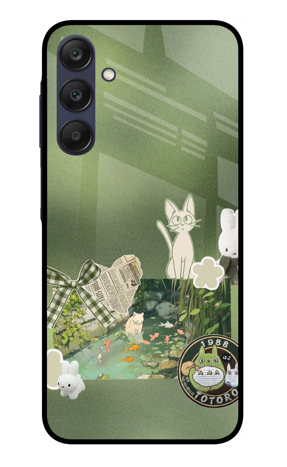 Aesthetic anime Samsung A25 5G Glass Case Back Cover by Casekaro