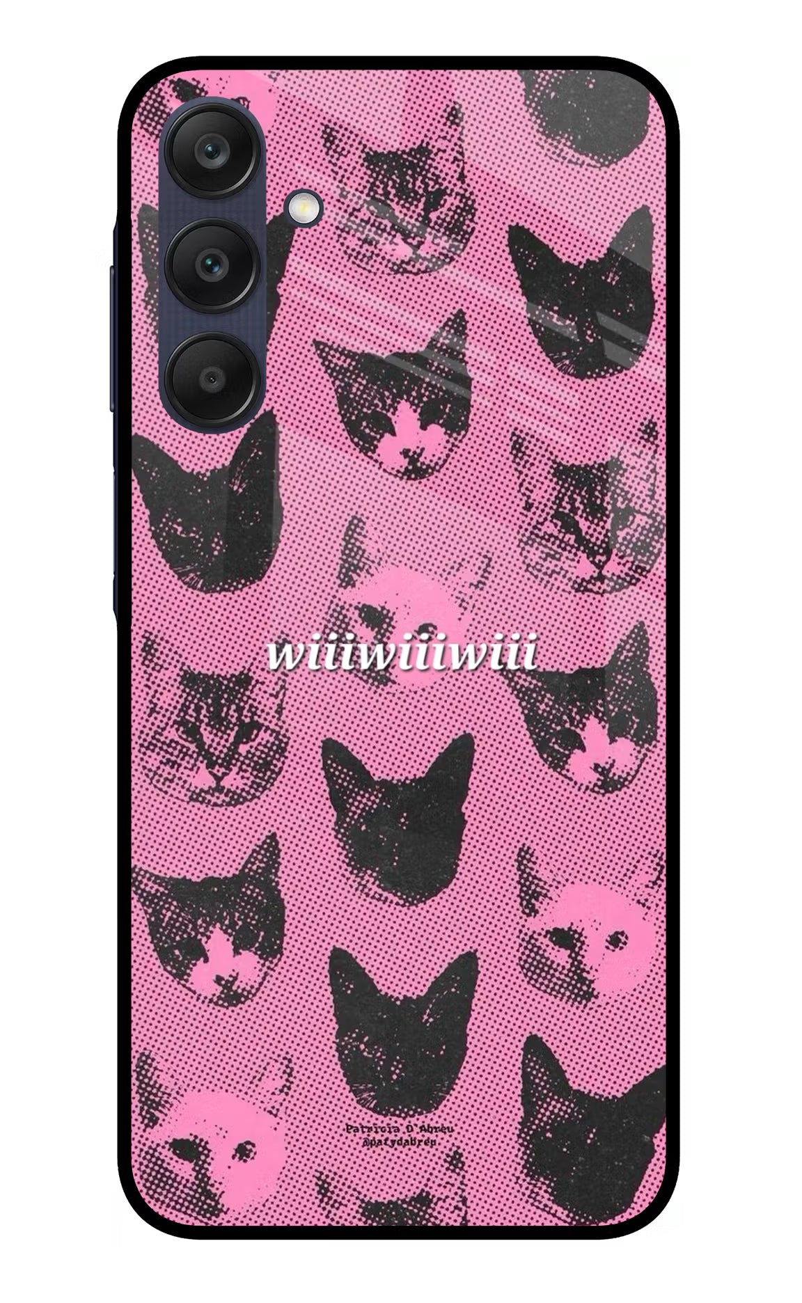 Pink Cats Samsung A25 5G Glass Case