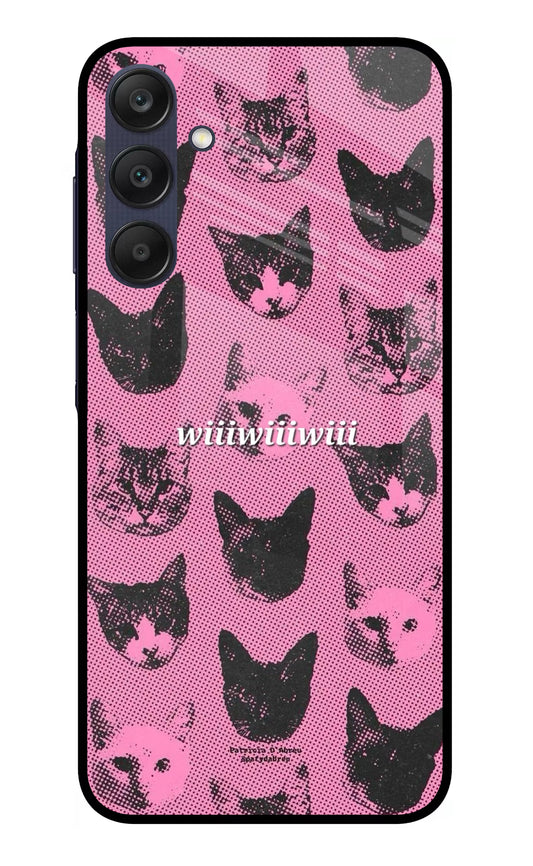 Pink Cats Samsung A25 5G Glass Case