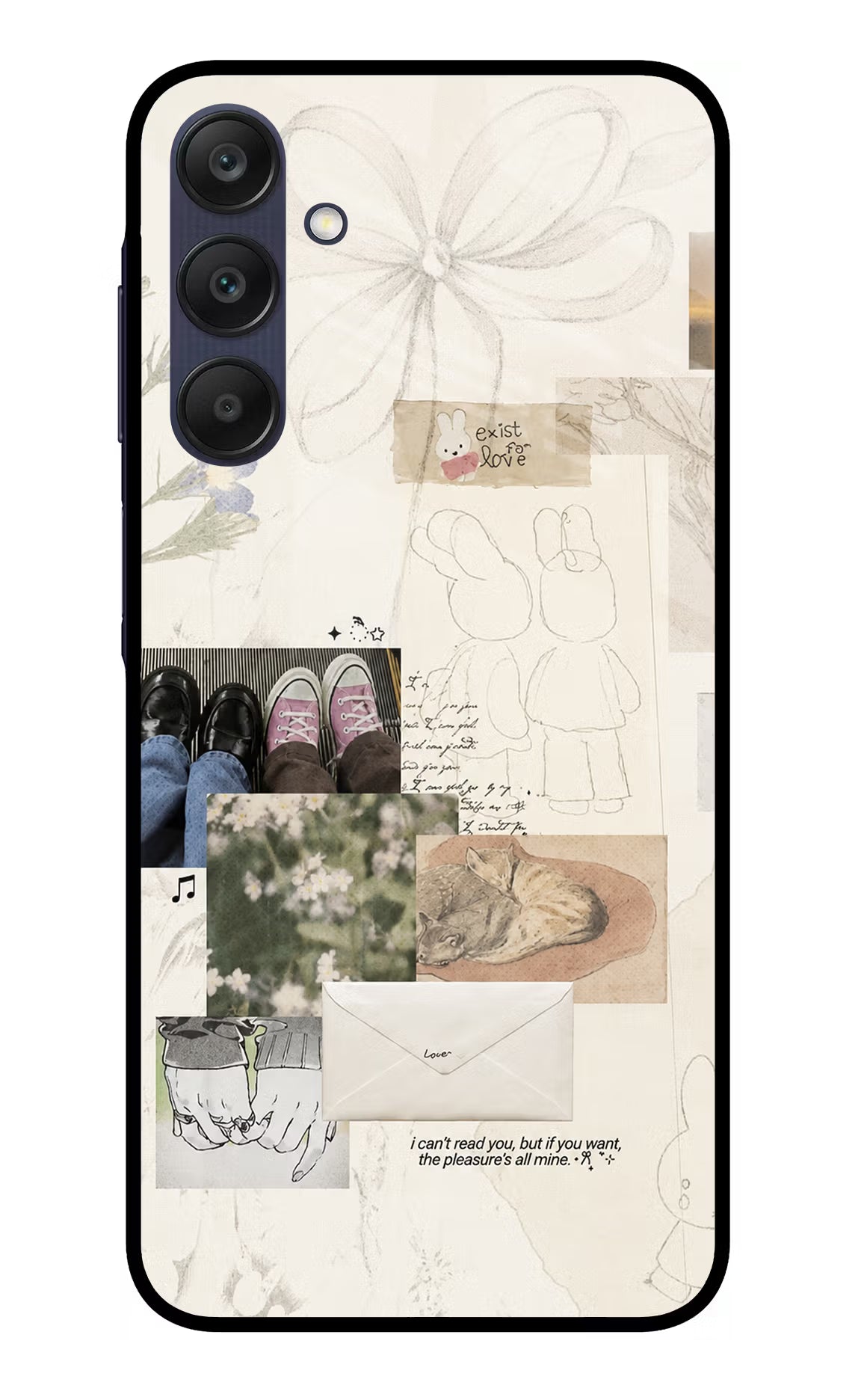 Soft Aesthetic Samsung A25 5G Glass Case