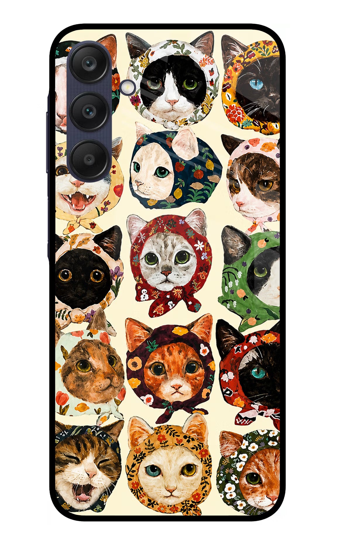 Cool Cat Samsung A25 5G Glass Case
