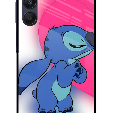 Stitch Hug Samsung A25 5G Glass Case