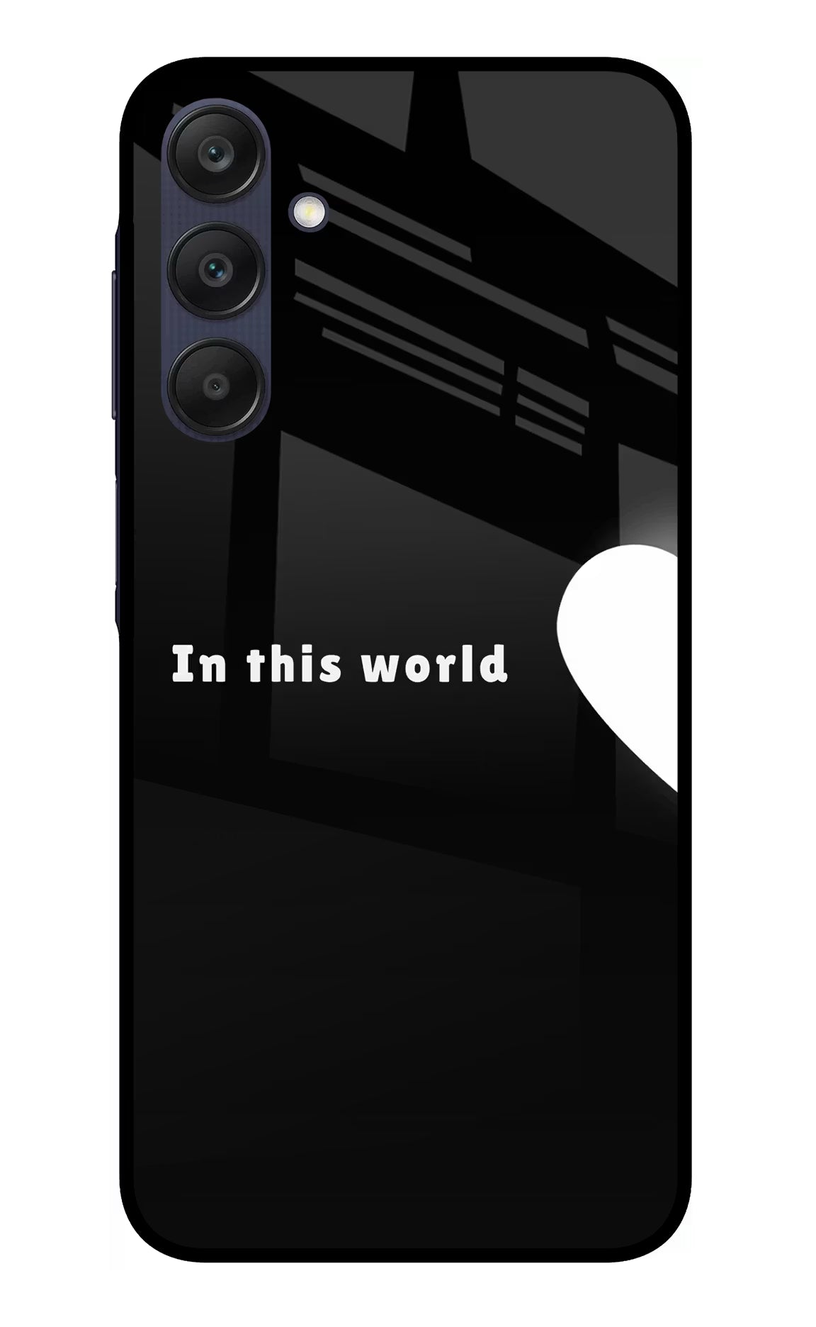 This World Samsung A25 5G Glass Case