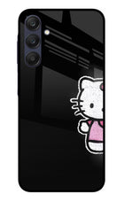 Kitty Charm Samsung A25 5G Glass Case