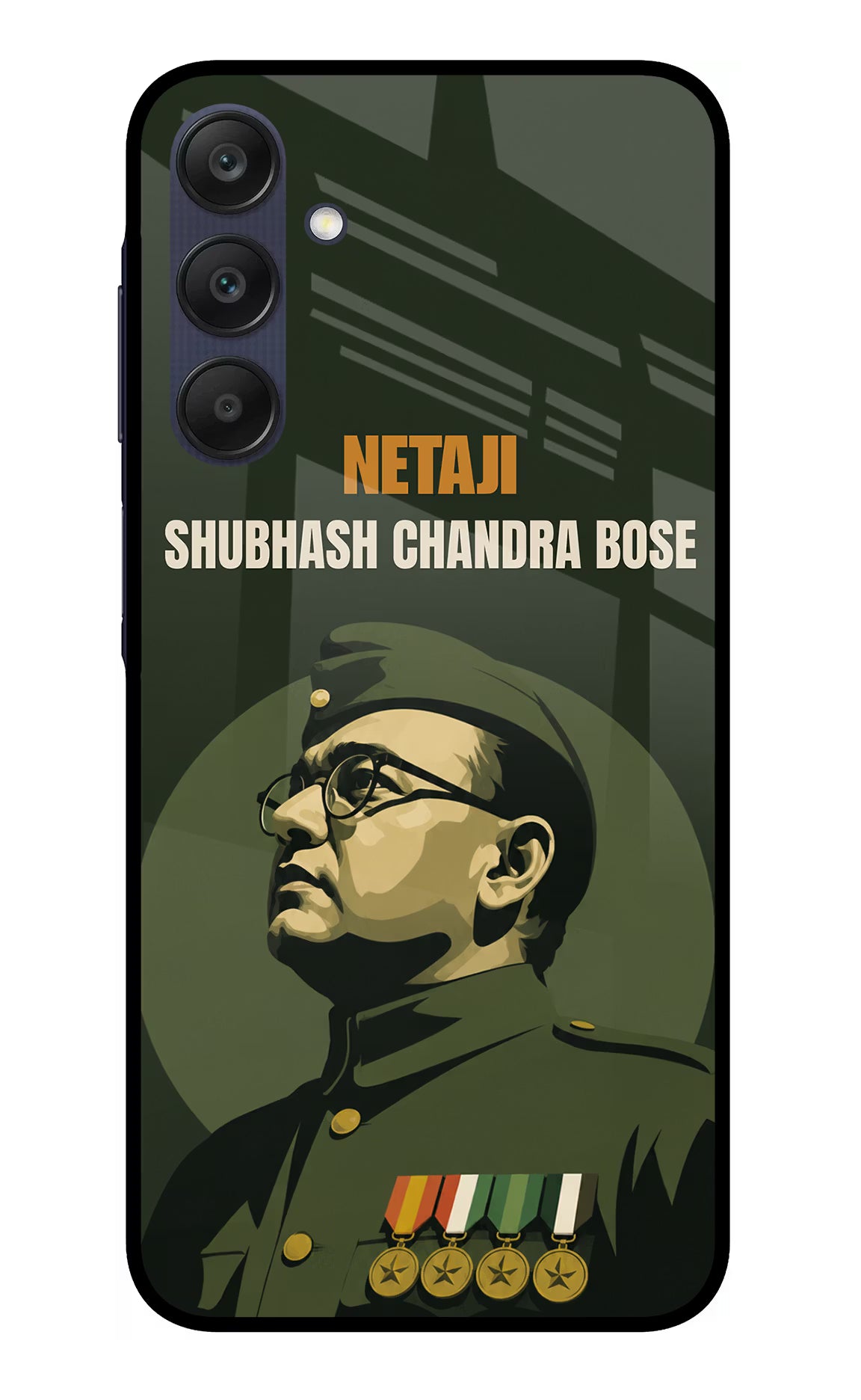 Netaji Legacy Samsung A25 5G Glass Case