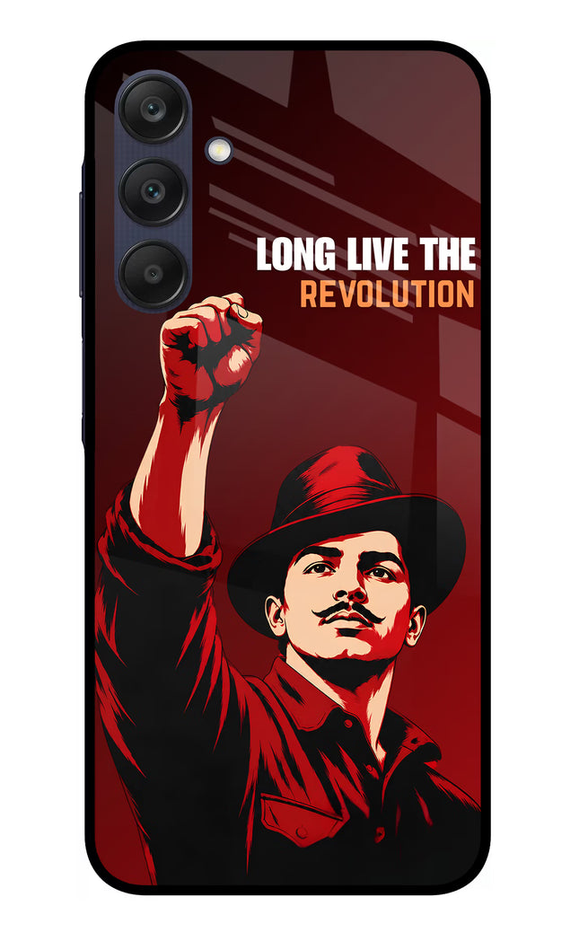 Bhagat Singh Revolution Samsung A25 5G Glass Case