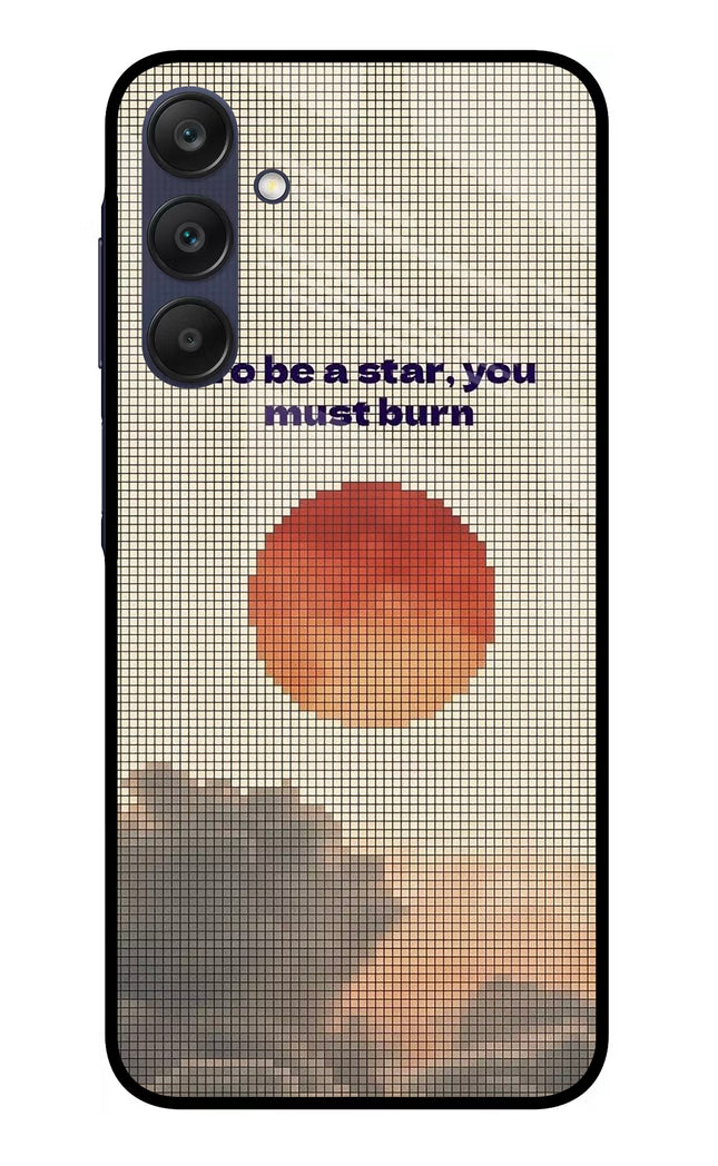 Pixel Sun Samsung A25 5G Glass Case