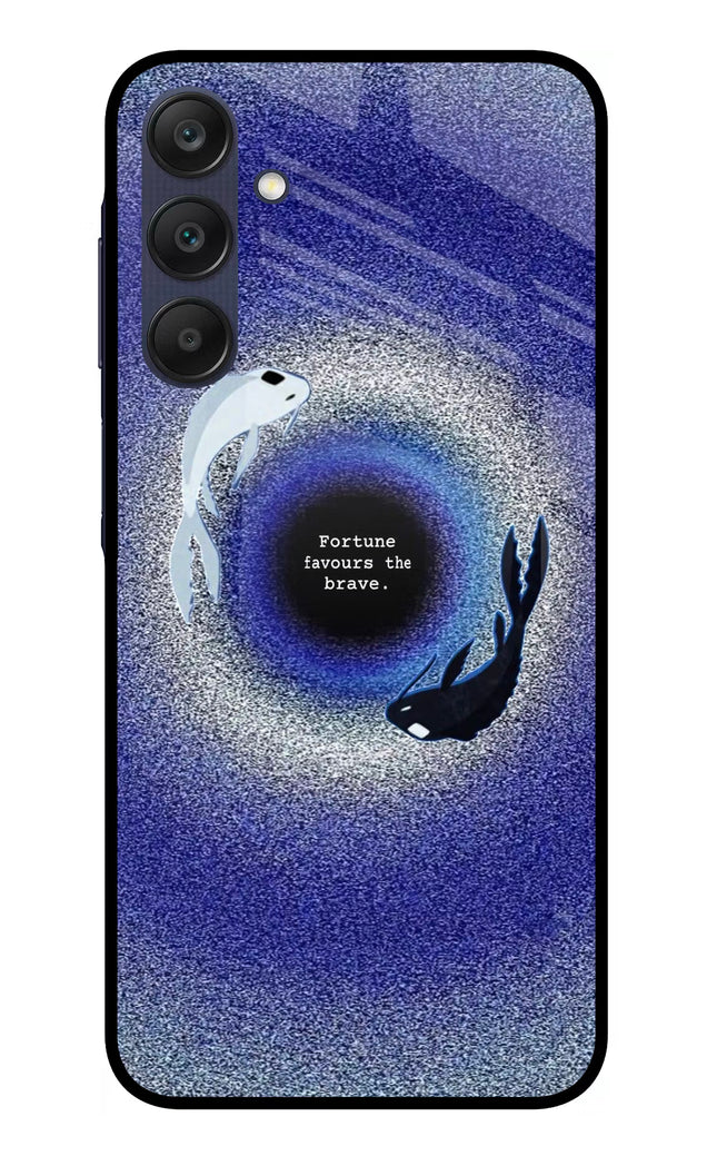 Dark Koi Samsung A25 5G Glass Case