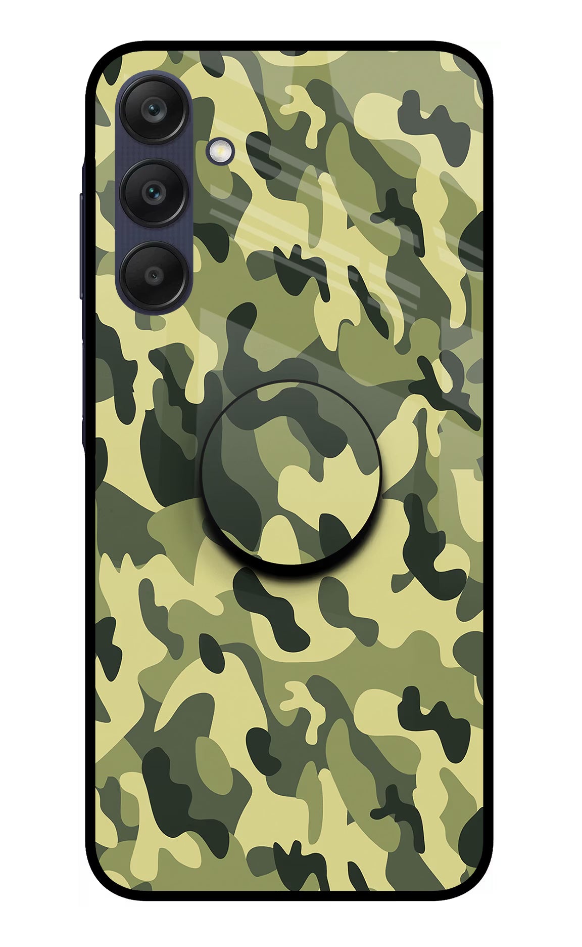 Camouflage Samsung A25 5G Pop Case by Casekaro