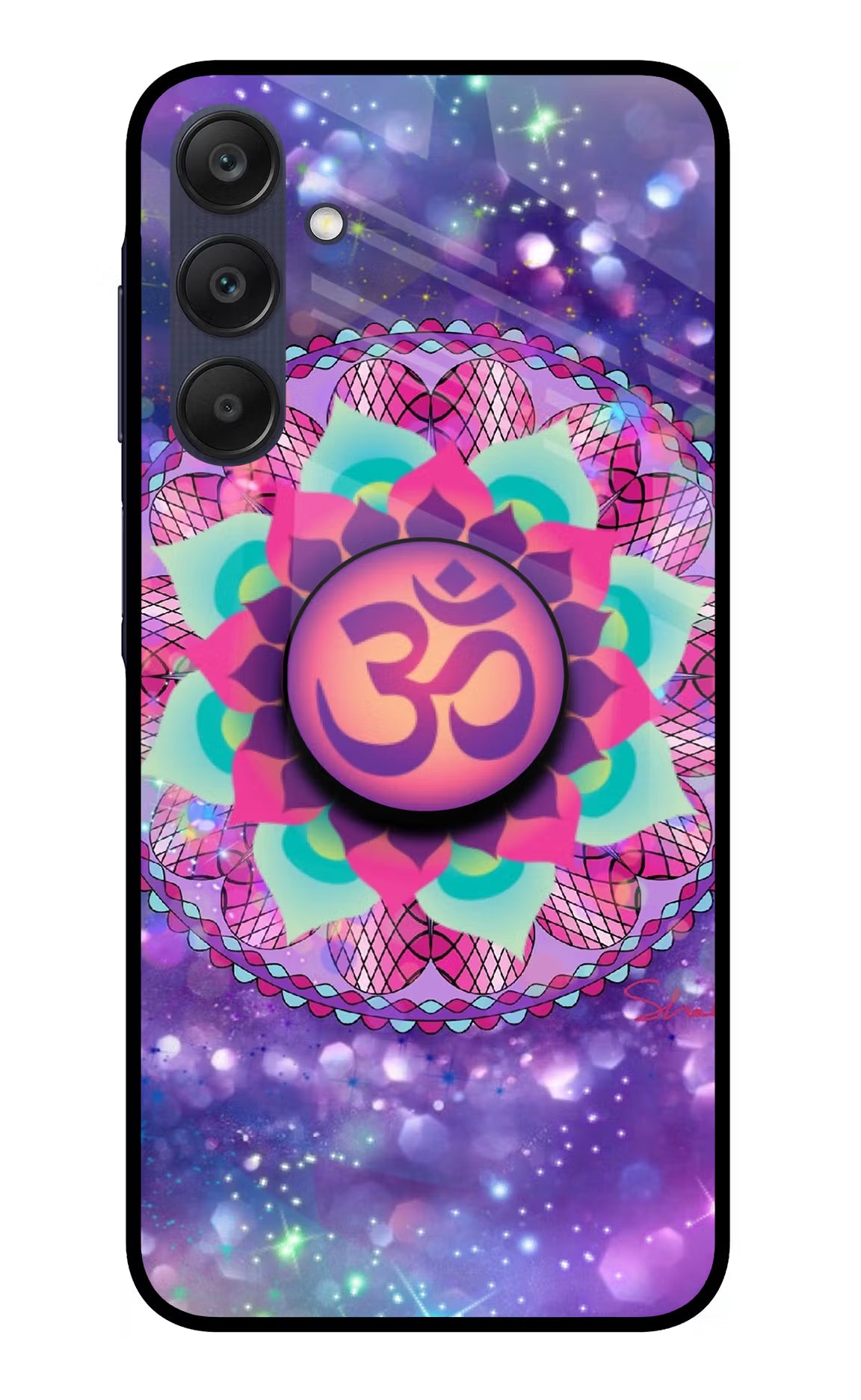 Om Purple Samsung A25 5G Pop Case by Casekaro